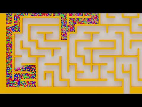 A Year of Marble Maze Solving: 4K Relaxing Visuals for Sleep & Study