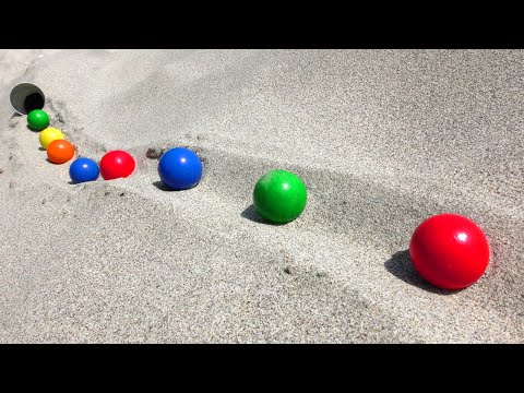 Outdoor Marble Run in Nature: Relaxing Rolling Ball Adventure & Forest ASMR