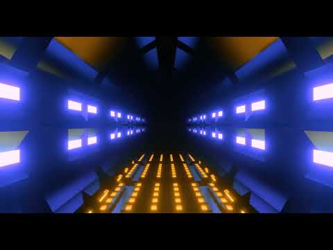 Infinite Sci-Fi Tunnel Animation – 4K Futuristic Seamless Loop