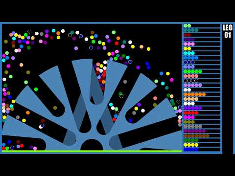 Team Elimination Marble Race #10: Ultimate Neon Squad Battle