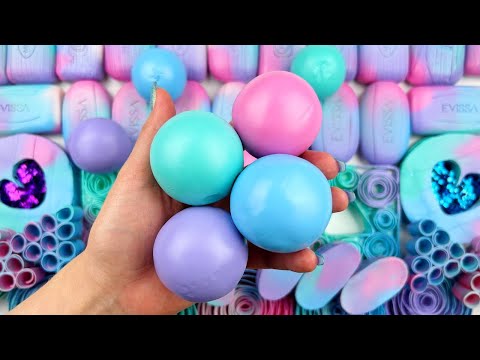 ASMR Soap Crushing & Cutting Compilation: Satisfying Foam, Glitter & Starch