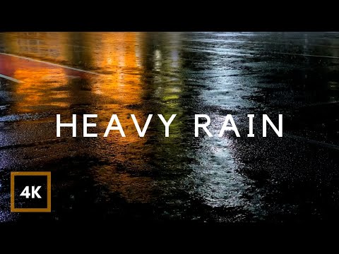 Heavy Rain Sounds for Sleeping: 10 Hours of Deep Sleep & Insomnia Relief