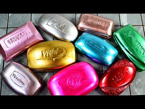 Satisfying ASMR Soap Cutting Video Dry Soap Slice Sounds