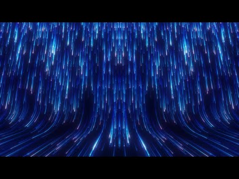 Blue Particle Rain Ambience for Focus & Sleep Background