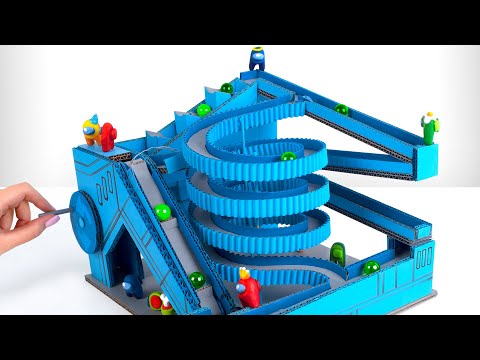 Escape into a Marble Run Universe From Cardboard