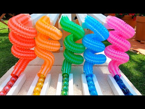 Marble Run Ambience for Focus & Sleep | Background ASMR