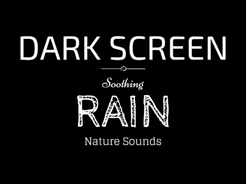 Texture of Rain: Black Screen Swirl for Sleep