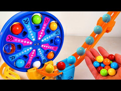 DIY Marble Run with Ferris Wheel – Calming ASMR Build #2