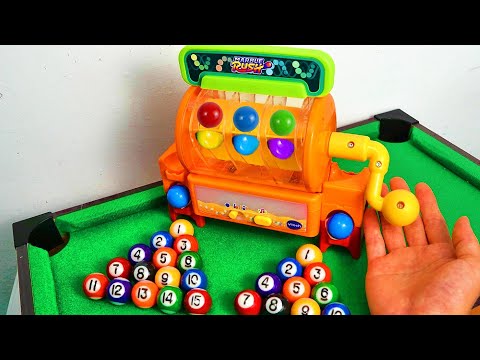Satisfying Billiard Marble Run Race ASMR 3 with Spin Shots