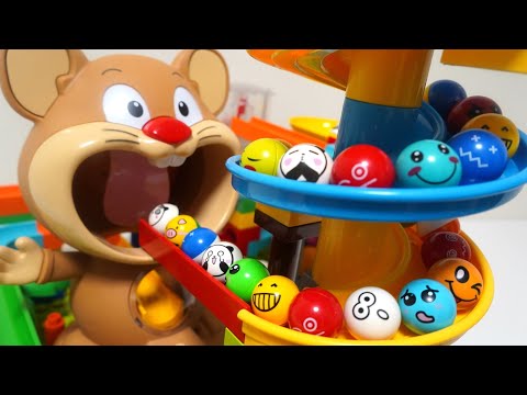 Crisp Building Blocks Marble Run ASMR