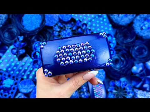 Satisfying Glitter Foam Soap Cube Cutting in 4K ASMR