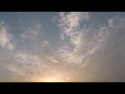 Calming sky after rain loop for sleep and meditation