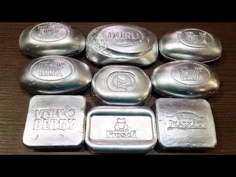 Soap Cutting ASMR Silver Series 2 Color Guessing Satisfyin