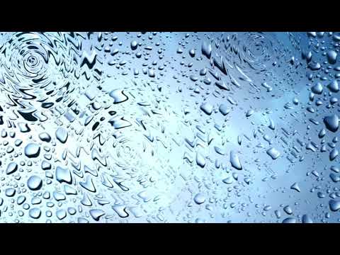 Calming water ripple and raindrops seamless loop