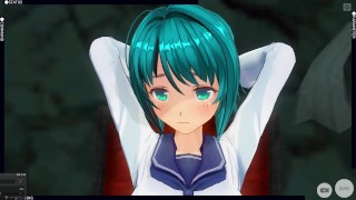3D Hentai BDSM Yuri Mistress Pleasures Schoolgirl to Orgasms