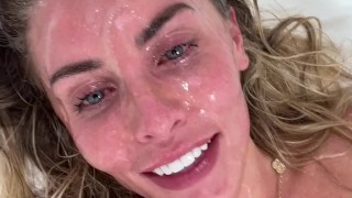 Bonnie Blue Drenched in Cum After Being Fucked by 1000 Men | Intense Post-Gangbang Cum Talk
