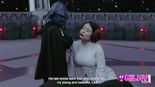CUMWARS: Master Yoda’s Forbidden Force Session with Princess Leia!