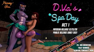 Dva Spa Day – Sensual Overwatch Futanari Hentai Trailer