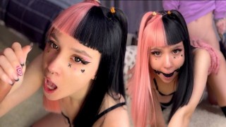Emo Girl’s Intense Gagging Session: Deepthroating and Hard Fucking in Stunning 4K