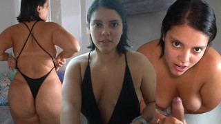 Hooking Up With A Curvy Stranger On Vacation | Natural Tits & Wild Spontaneous Sex