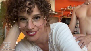 Horny VLOGGER STEPMOM catches her COLLEGE STEPSON on camera!