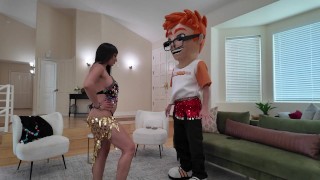 I Spank Sasha Pearl’s Massive Tits During Our Heated Dance Duel!