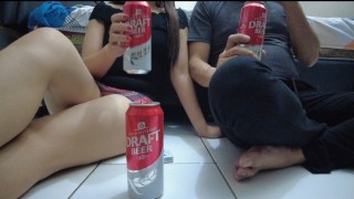 Indonesian Guy Tempts a Stunning Cindo Girl for a Wild Midnight Hookup