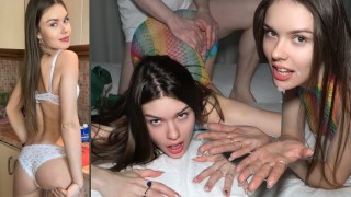 Life of a College Girl: Princess Alice Enjoys Tasty Food and Massive Cock