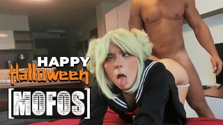 MOFOS Halloween Special: Hot Teens in Sexy Cosplay Outfits Compilation | Spooky & Naughty