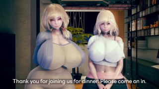 New Neighbor Welcomed with Warm Passionate 3D Intimacy
