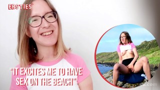 Petite Amelia’s Risky Tease | Almost Getting Caught Exhibitionism | Ersties Amateur Session