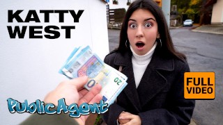 Russian Girl WithTiny Ass And Grippy Pussy Cheats For Quick Cash | PublicAgent Full Scene