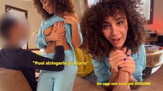 Scopo Il Mio Vicino Vergine! GliHo Succhiato Il Cazzo E Mi Ha Scoppata: Ero Toda Bagnata!