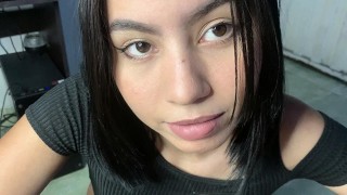 Sexy 18yo LatinaAmateur Gets Filled Up: POV Deep Throat & Semen in Mouth Session