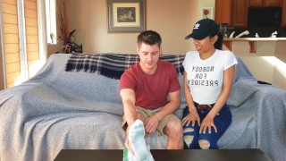 Skater Boy Fucks His Little Asian Neighbor | Jada Kai Raw Neighborhood Encounter