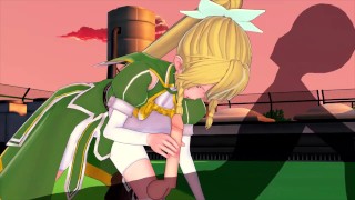 Sword Art Online Leafa in Tender Passionate 3D Hentai Embrace