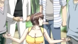 Uncensored Housekeeper Gangbang: She Gets Drenched in This Epic Bukkake Scene