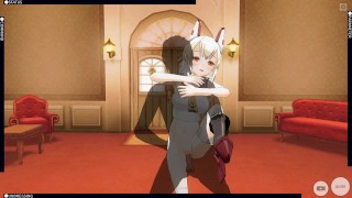 3D Hentai Ayanami from Azur Lane Intense Passionate Fuck
