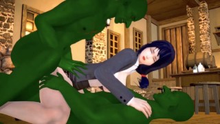 3D Hentai Bar Owner Craves Erotic Goblin Night Of Intense Passion