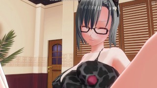 3D Hentai Yuri Neko Lesbians Experience Ultimate Vibrator Delight