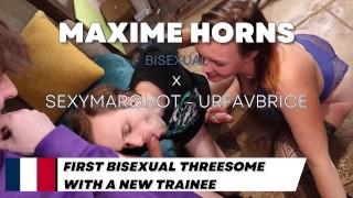 4K FIRST BISEXUAL BAREBACK THREESOME with a Trainee | Raw & Intense Unscripted Session