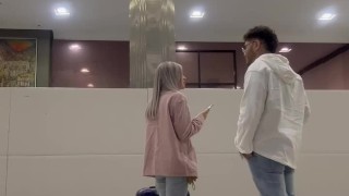 Airport Strangers Hookup – Hidden Camera Sex (Watch Till The End!)