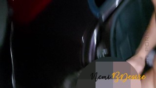 Beach Vacation Gone Wrong: My Girlfriend Rides Her Old Friend’s Huge Cock In The Car