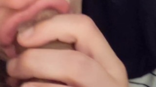 Button Tongue Play & Intense Oral Sucking – Deep Throat Pleasure