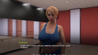 College Bound Stretching Her Tight Body In The Gym Ep10