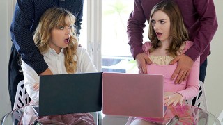 Daughter Swap Naughty Teens Disciplined By Stepdads For Bad Grades