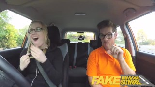 Driving School Lesson: New Student Gets Stretched by Instructor’s Cock!