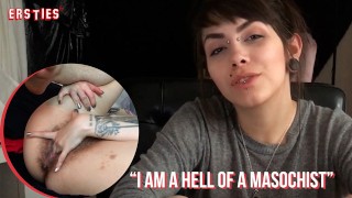 Ersties: Geeky Slut Reveals Her Dirty Secret! Inserting a Toy Deep into Her Pussy