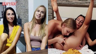Ersties:Sirena Dominates Alison G from Behind with a Massive Strap-on