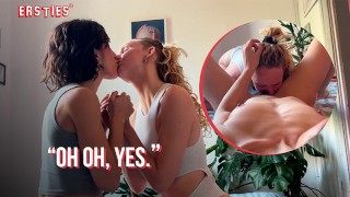 First Time Strap-On Sex: Hot German Babes Go Wild in Intense Lesbian Session